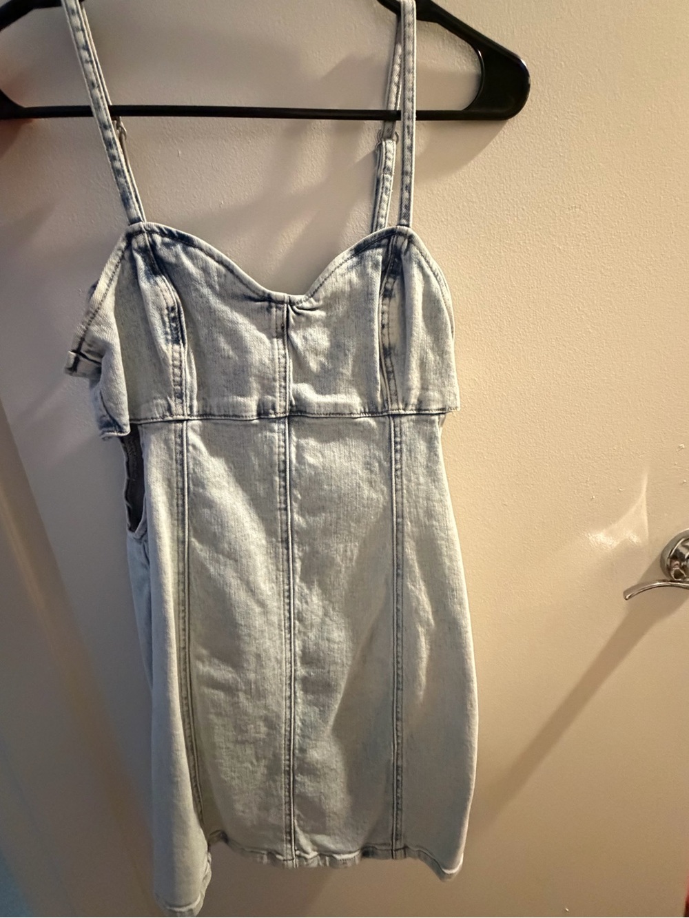 Blanknyc denim cut out dress. Color payback